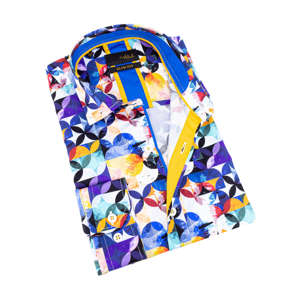 Island In the Sun Button Down Shirt Shirts EightX MULTI S