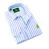 Ivan - Blue Button Down Shirt Shirts EightX BLUE S