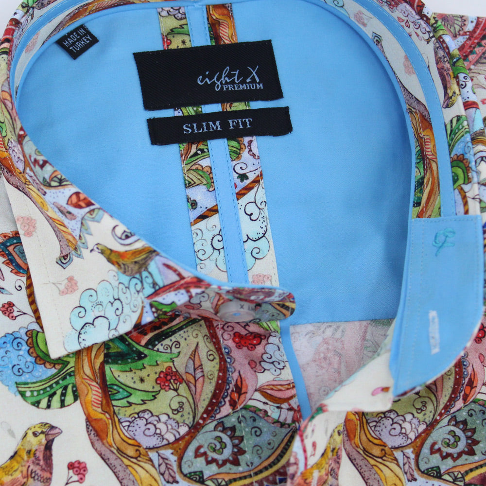 Japanese Love Bird Button Down Shirt Shirts Eight-X