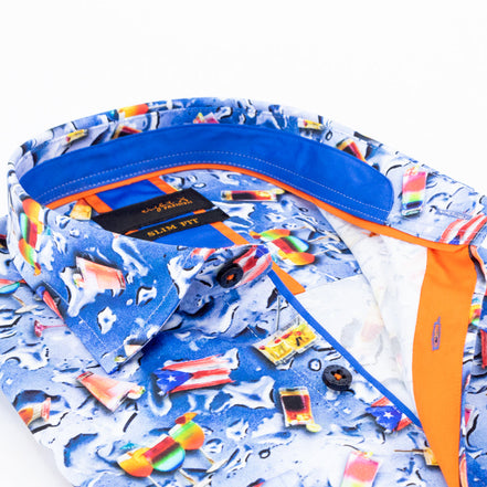 La Hora Feliz Button Down Shirt Shirts EightX