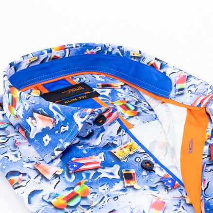 La Hora Feliz Button Down Shirt Shirts EightX