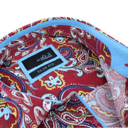 Large Paisley Print Short Sleeve Shirt Shirts Eight-X