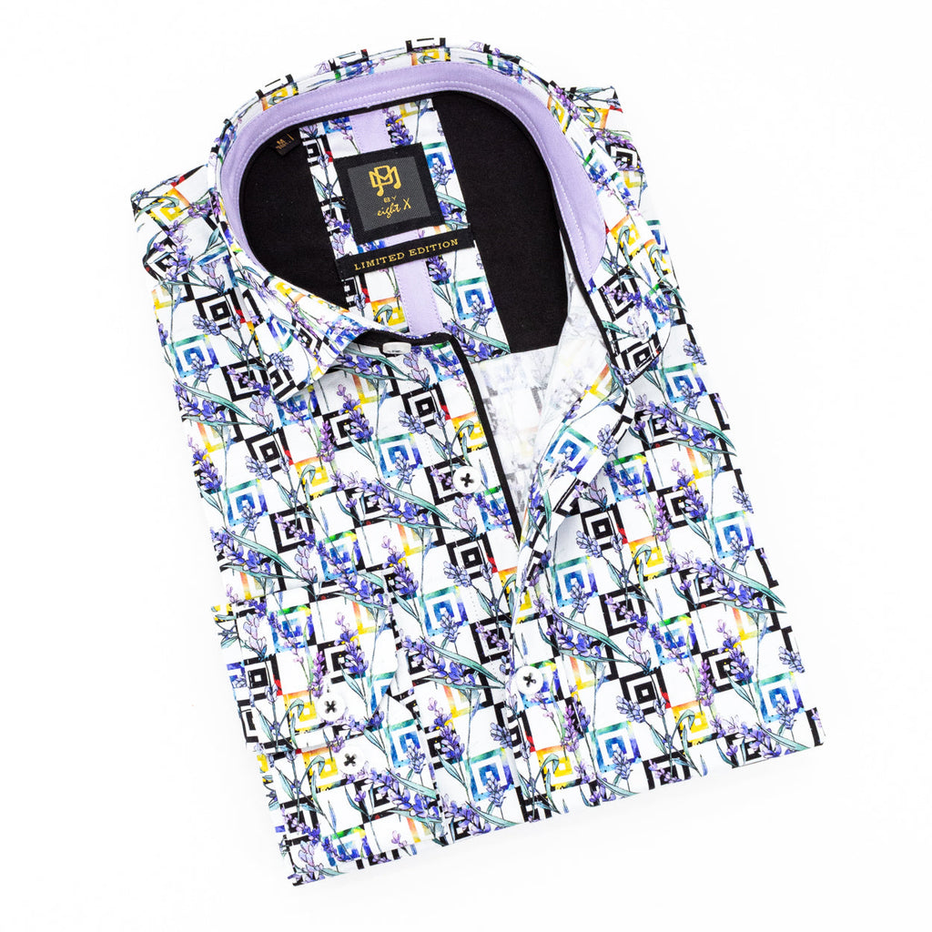 Lavender Sewn Dreams PM Edition Button Down Shirt Shirts Eight-X