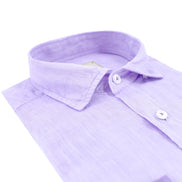 Lilac Ombré Linen Shirt Shirts Eight-X