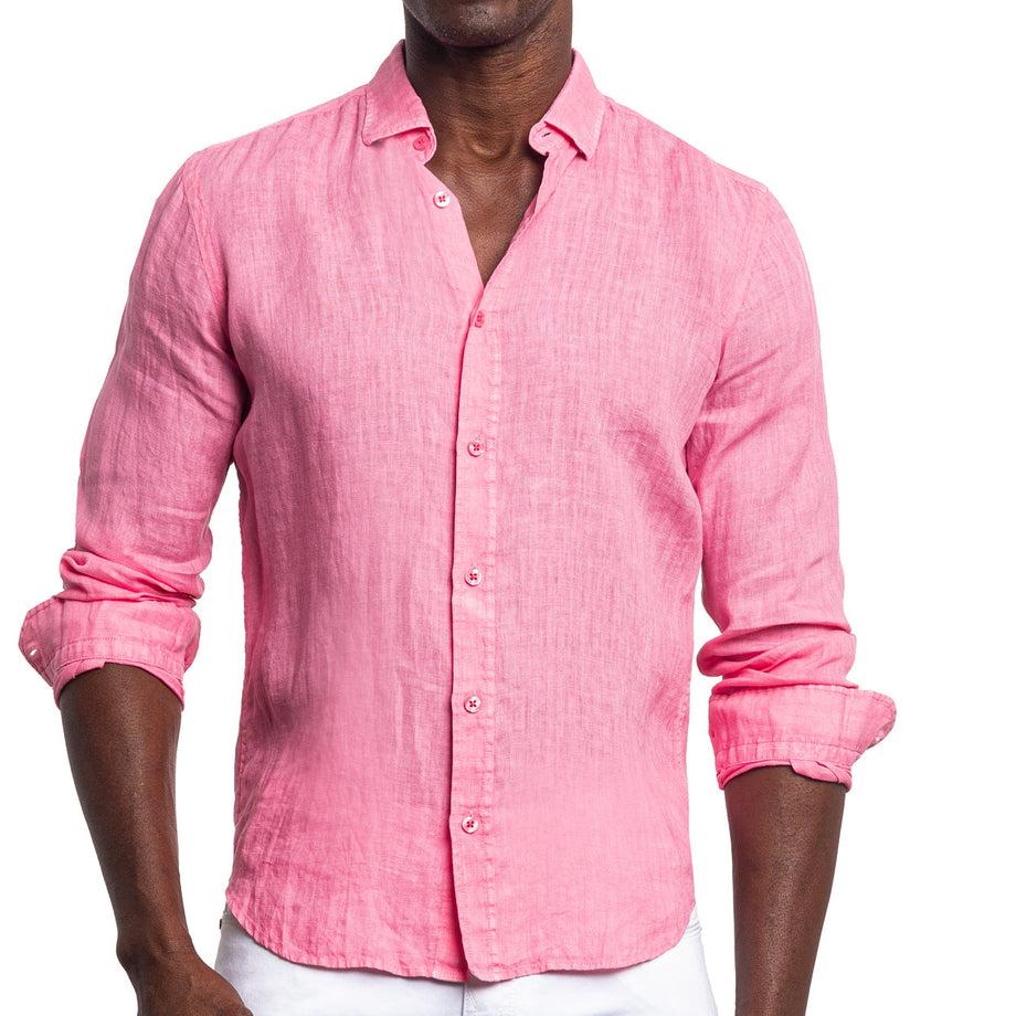 Linen Button Down Shirt | Designer Menswear | Eight X – Eight-X