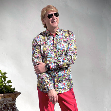 London Calling PM Edition Button Down Shirt Shirts EightX MULTI S