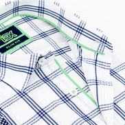Lucas Frog Seersucker Short Sleeve Shirt - White Shirts EightX