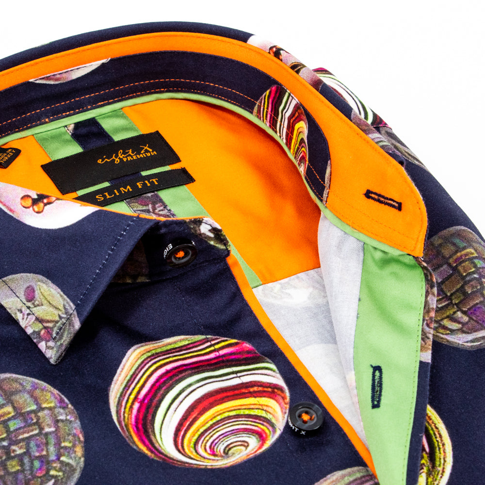 Marble System Button Down Shirt Shirts Eight-X