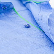 Mateo - Blue Short Sleeve Shirt Shirts EightX