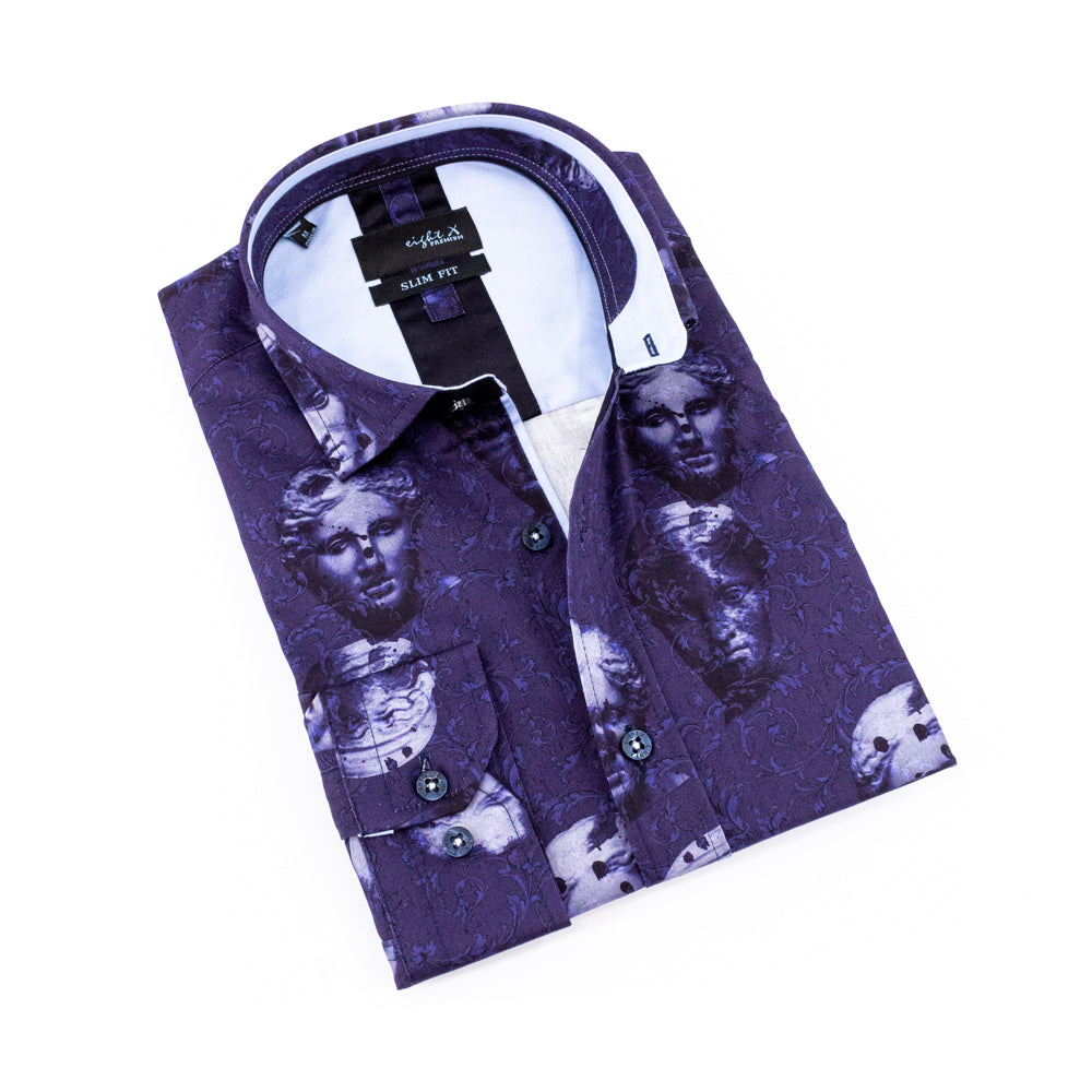 Modern Classic Button Down Shirt Shirts EightX NAVY S