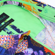 Neon Pineapples on a Bed of Flowers Button Down Shirt Shirts Eight-X