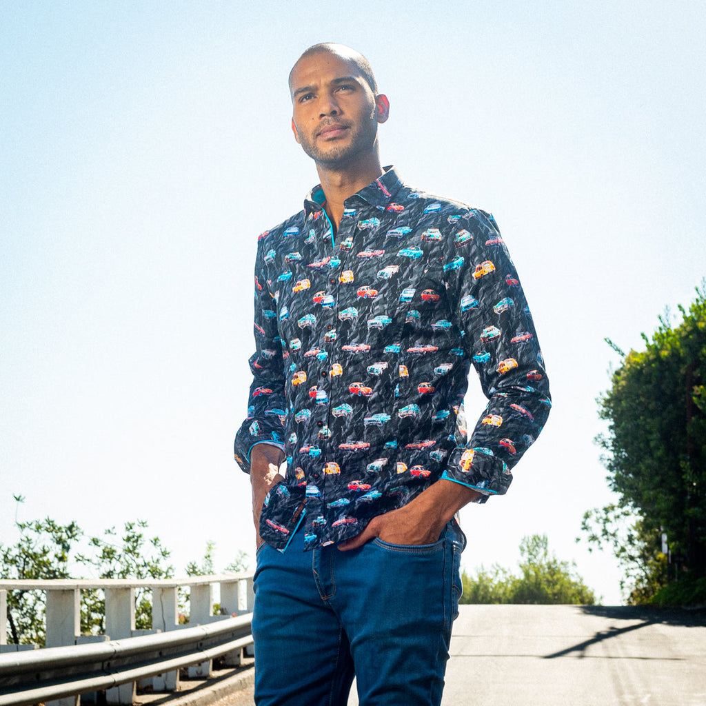 Night Cruise Button Down Shirt Shirts EightX