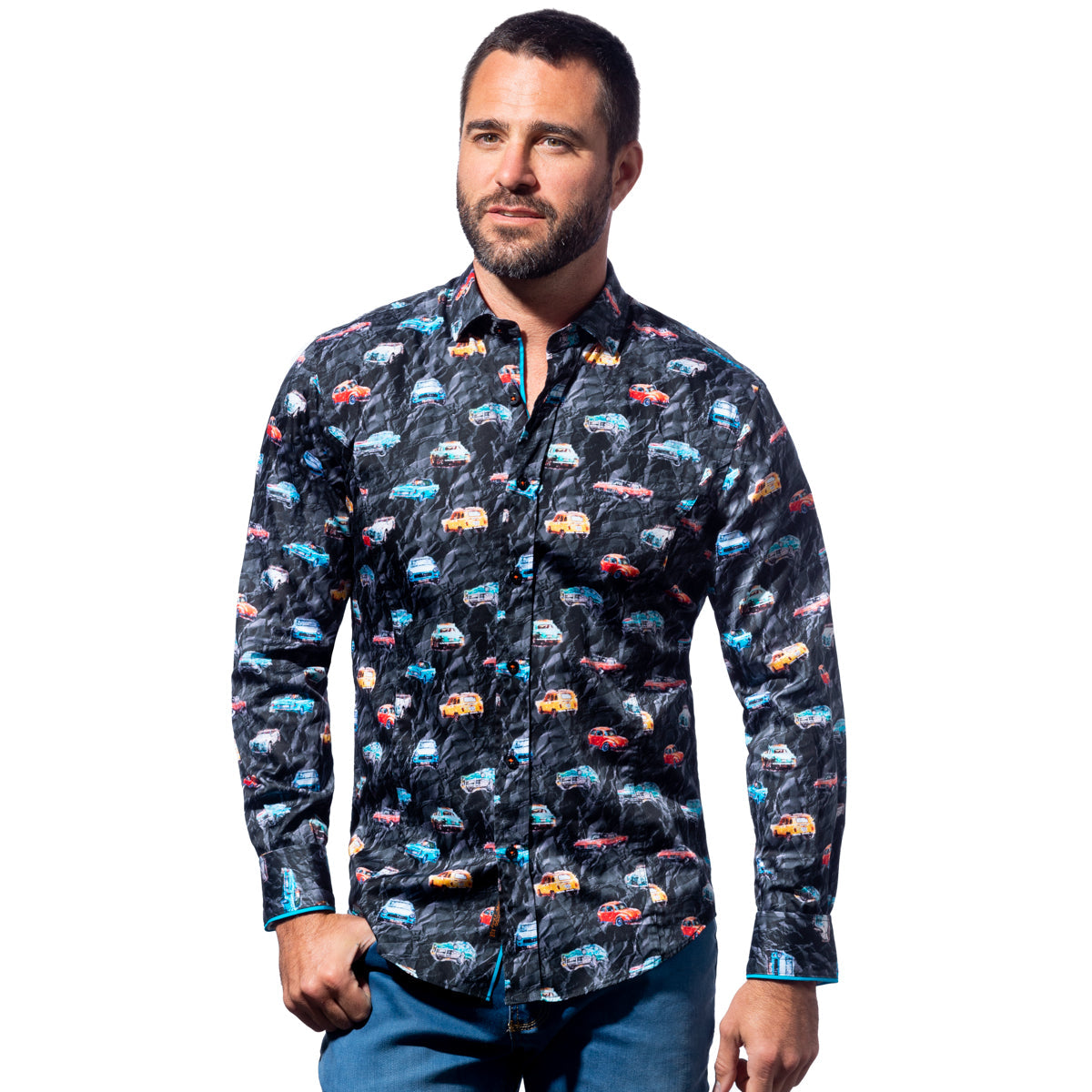 Night Cruise Button Down Shirt Shirts EightX