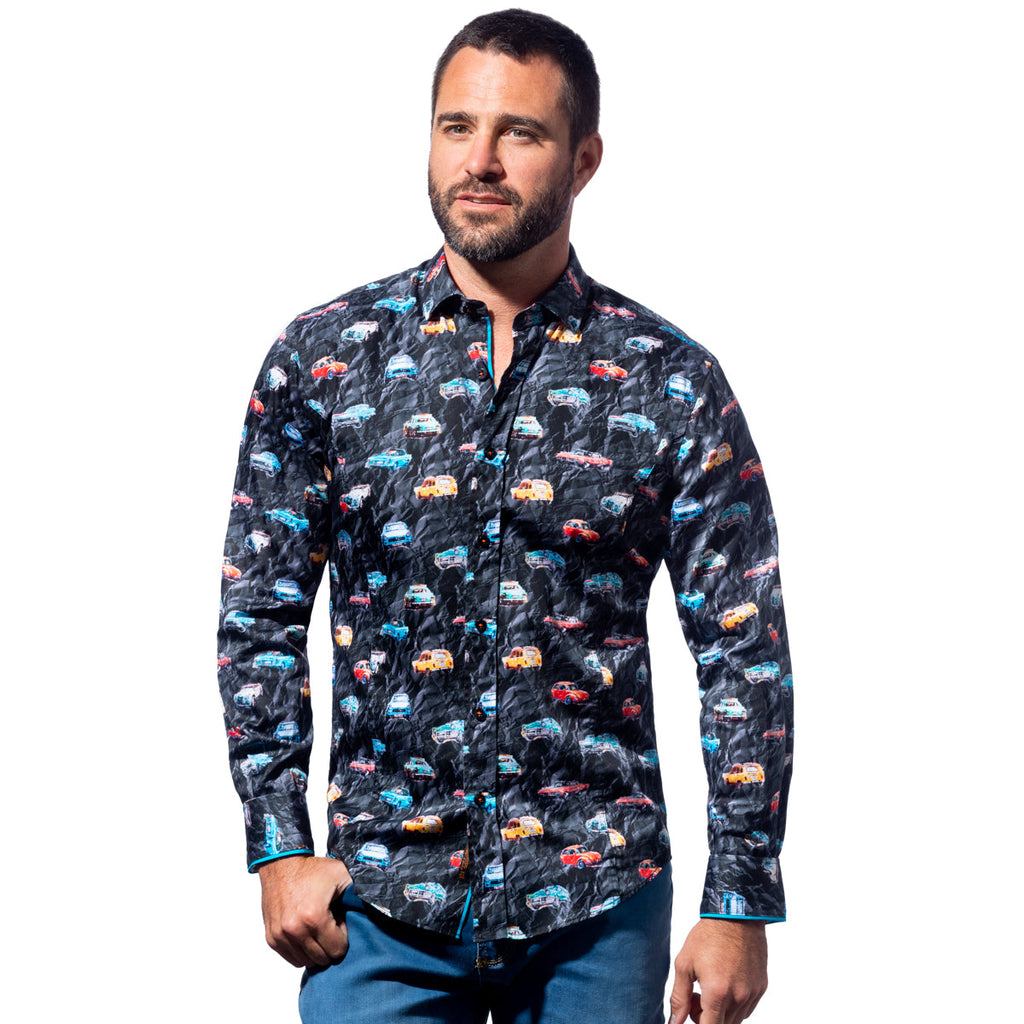 Night Cruise Button Down Shirt Shirts EightX