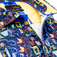 Night Walk Button Down Shirt Shirts EightX