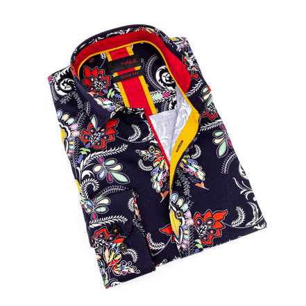 Olé Button Down Shirt Shirts EightX BLACK S