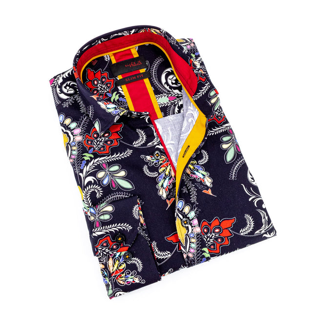 Olé Button Down Shirt Shirts EightX BLACK S