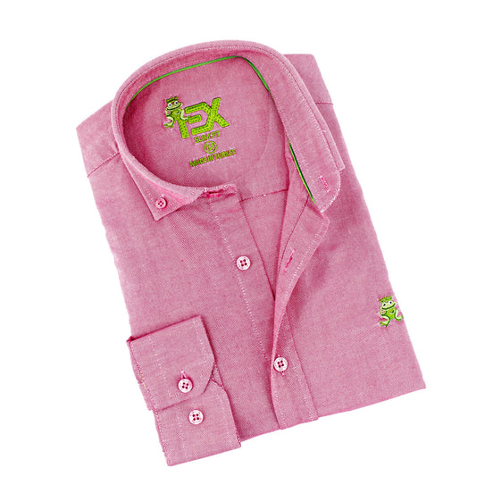Oxford FROG Button Down Shirt - Red Shirts EightX RED S