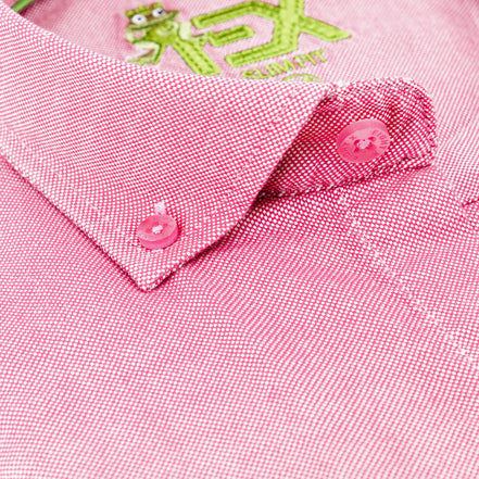 Oxford FROG Button Down Shirt - Red Shirts EightX