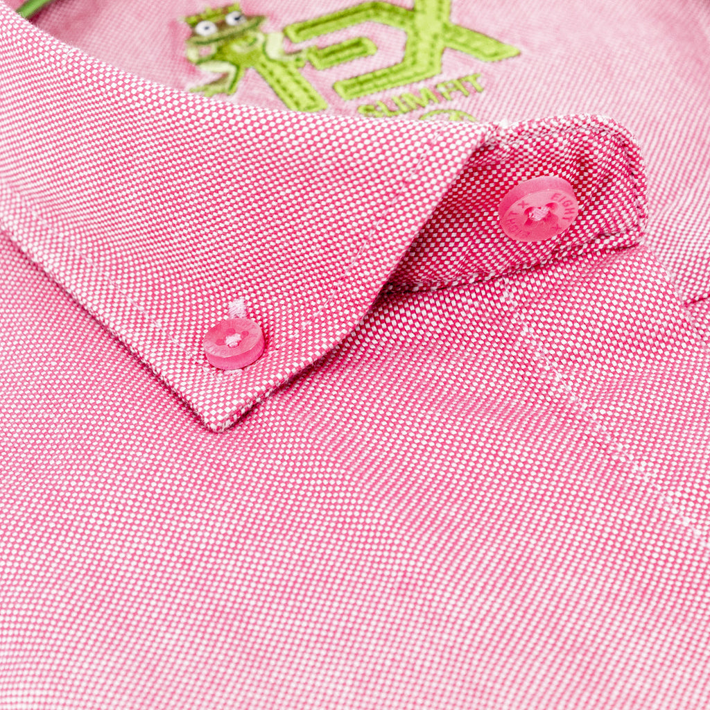 Oxford FROG Button Down Shirt - Red Shirts EightX