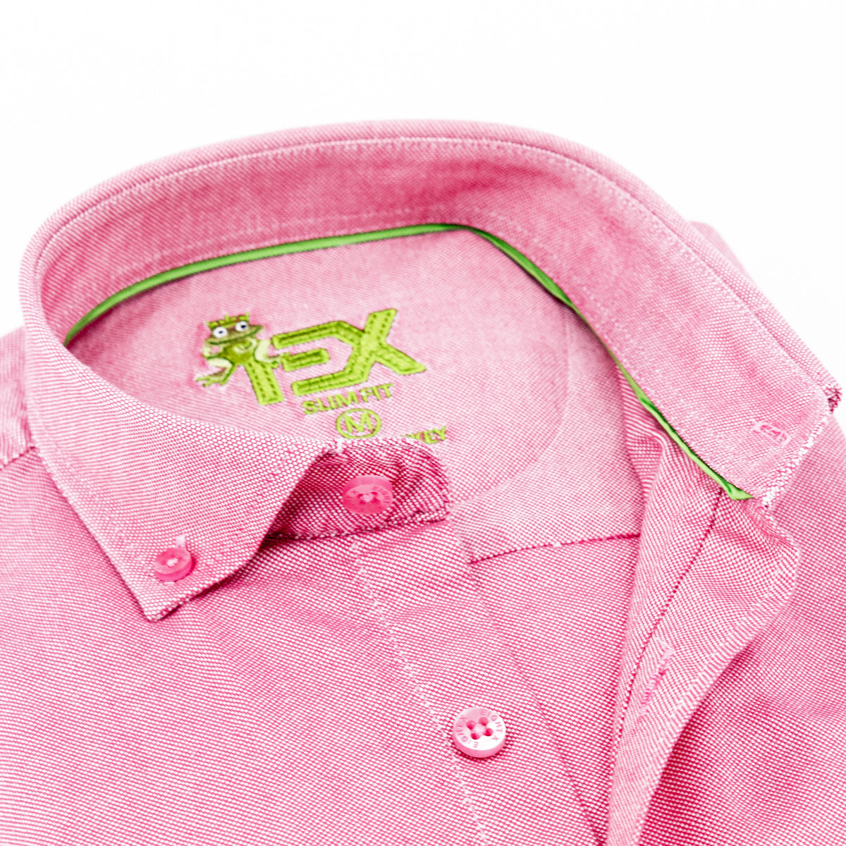 Oxford FROG Button Down Shirt - Red Shirts EightX