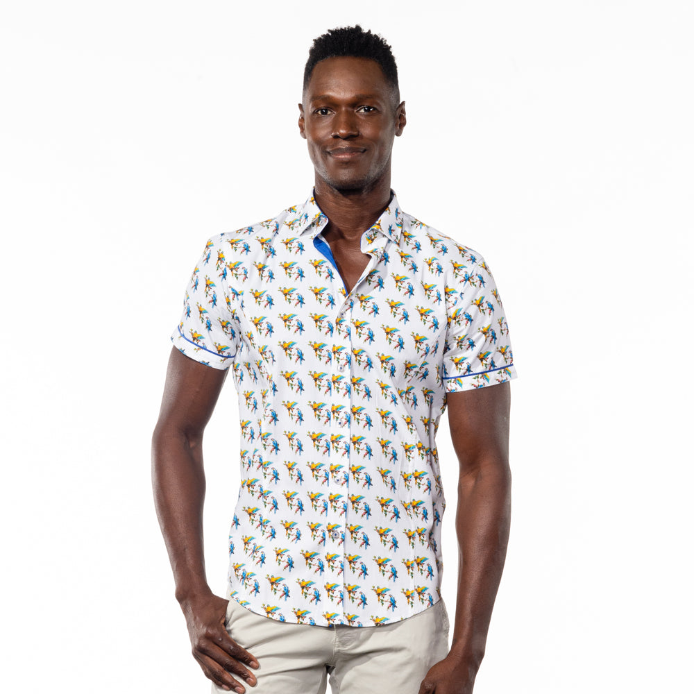 Parrot Bay Short Sleeve Shirt Shirts EightX