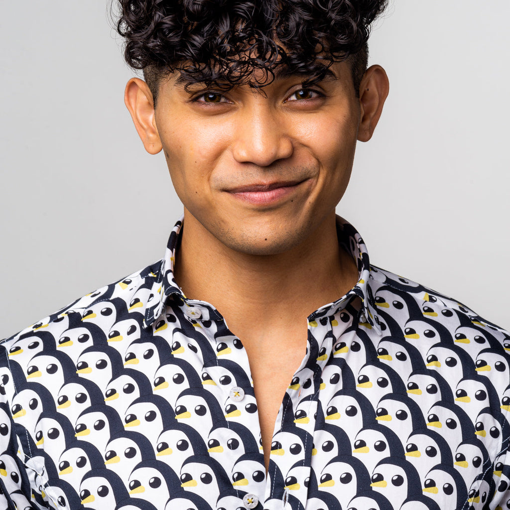 Penguins Short Sleeve Shirt Shirts Eight-X