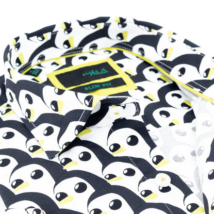 Penguins Short Sleeve Shirt Shirts Eight-X