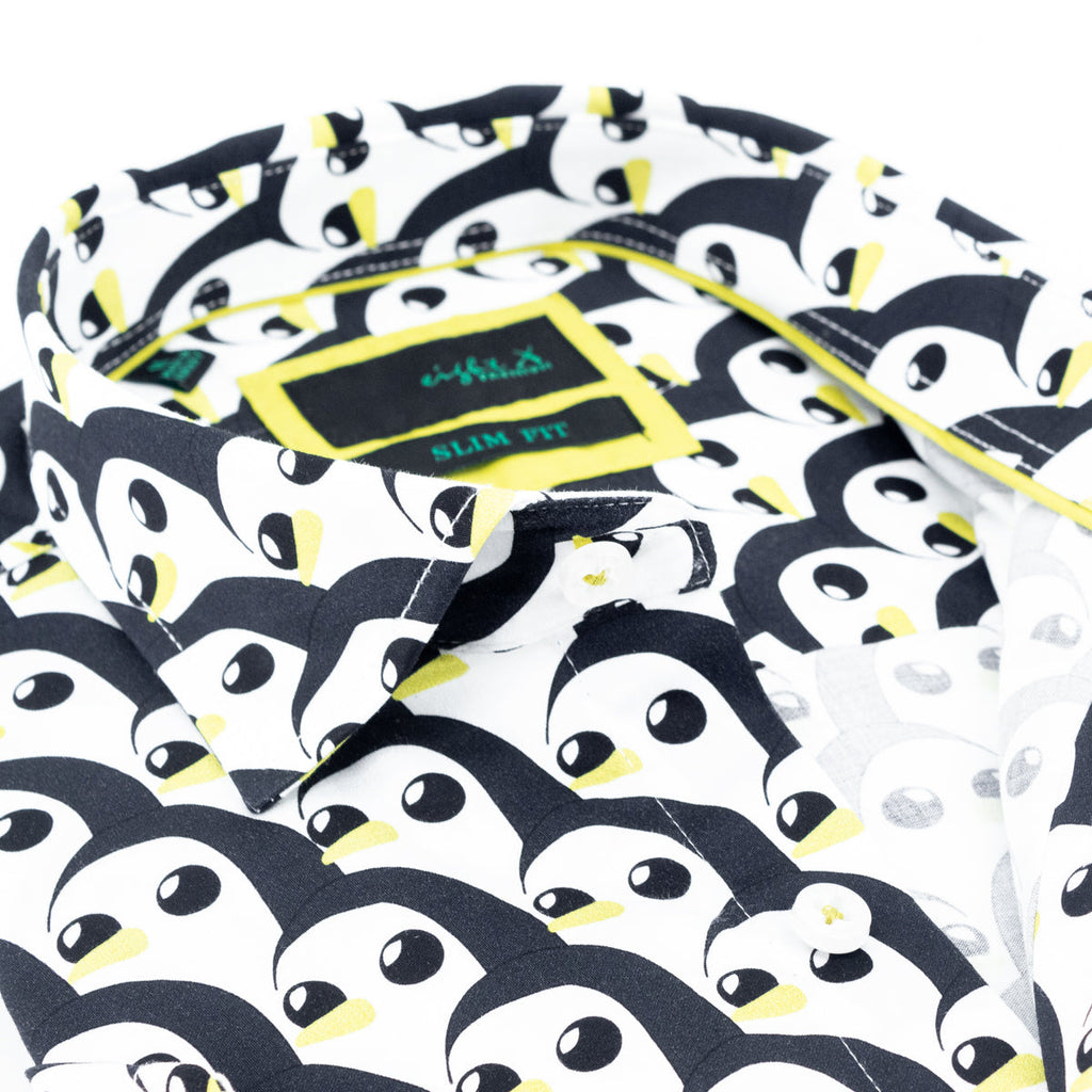 Penguins Short Sleeve Shirt Shirts Eight-X