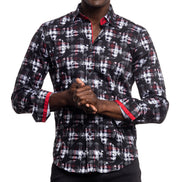 Pilot Plaid PM Edition Button Down Shirt Shirts Eight-X BLACK S