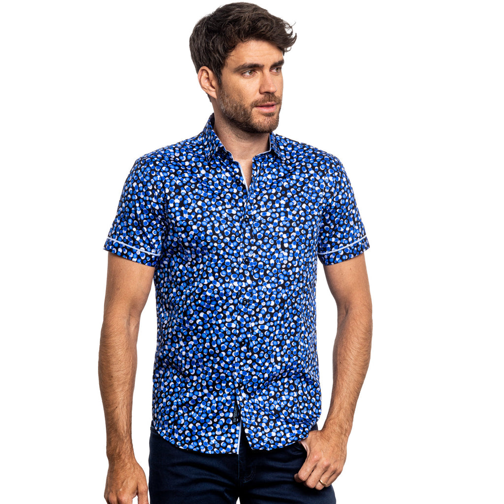 Powerhouse Short Sleeve Button Down Shirt Shirts EightX