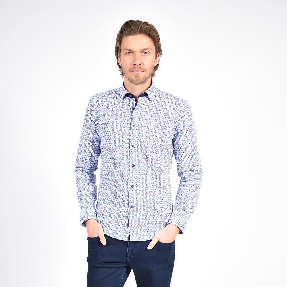 Retro Daisy Button Down Shirt Shirts Eight-X