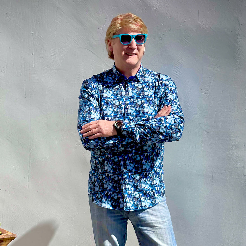 Rhapsody in Blue PM Edition Button Down Shirt Shirts EightX