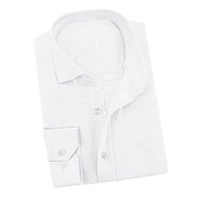 Roses Limited Edition Jacquard Button Down Shirt - White Shirts EightX WHITE S