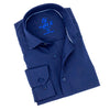 Seersucker Solid Button Down Shirt - Navy Shirts EightX NAVY S