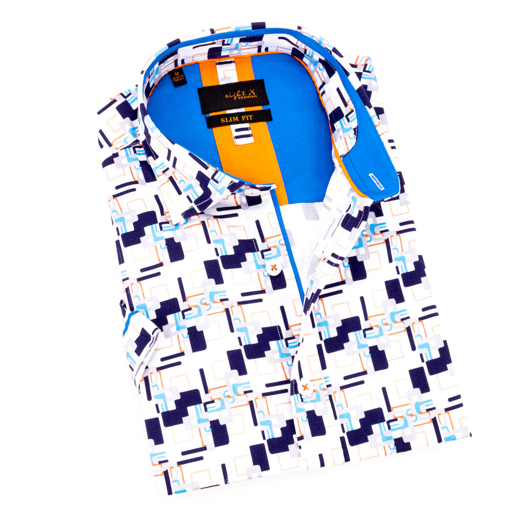 Short Circuit Short Sleeve Shirt Shirts Eight-X WHITE S