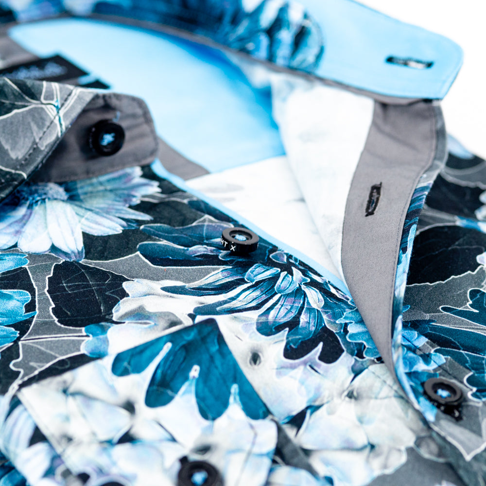 Silver Comeback Button Down Shirt Shirts EightX