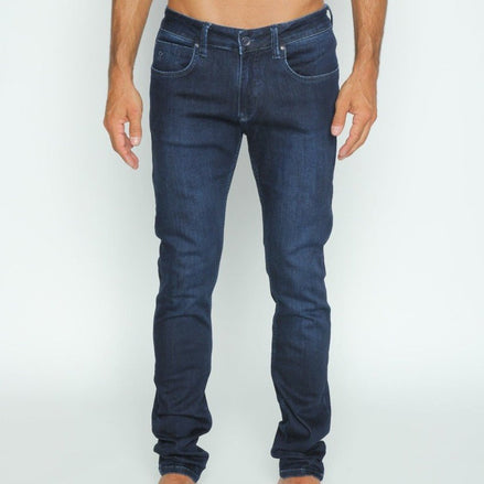Slim Fit Stretch Dark Denim Jeans #EIG-29 Jeans Eight-X