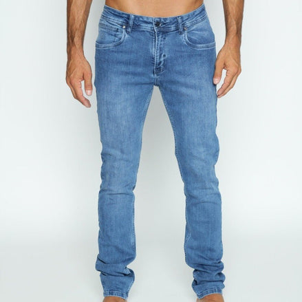 Slim Fit Stretch Light Denim Jeans #EIG-35 Jeans Eight-X