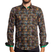 Soft Touch PM Edition Button Down Shirt Shirts Eight-X MULTI S