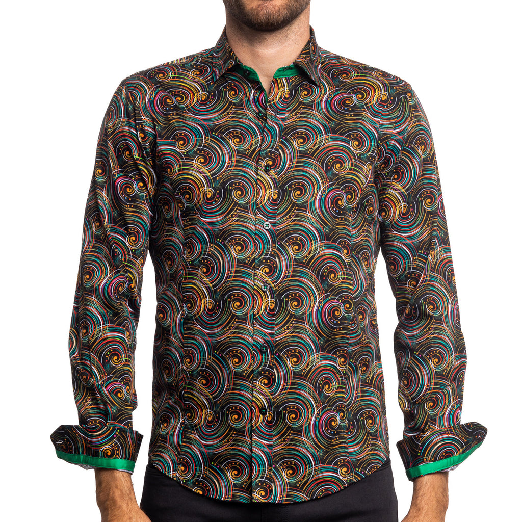 Soft Touch PM Edition Button Down Shirt Shirts Eight-X MULTI S