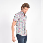 Spring Melody Floral Short Sleeve Shirt Shirts Eight-X