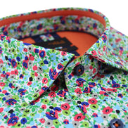 Spring Melody Floral Short Sleeve Shirt Shirts Eight-X