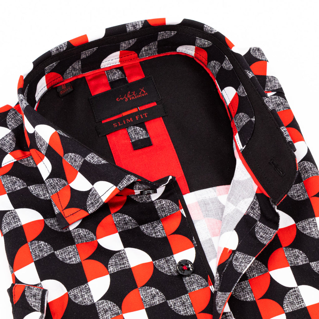 Spy Film Short Sleeve Shirt Shirts Eight-X