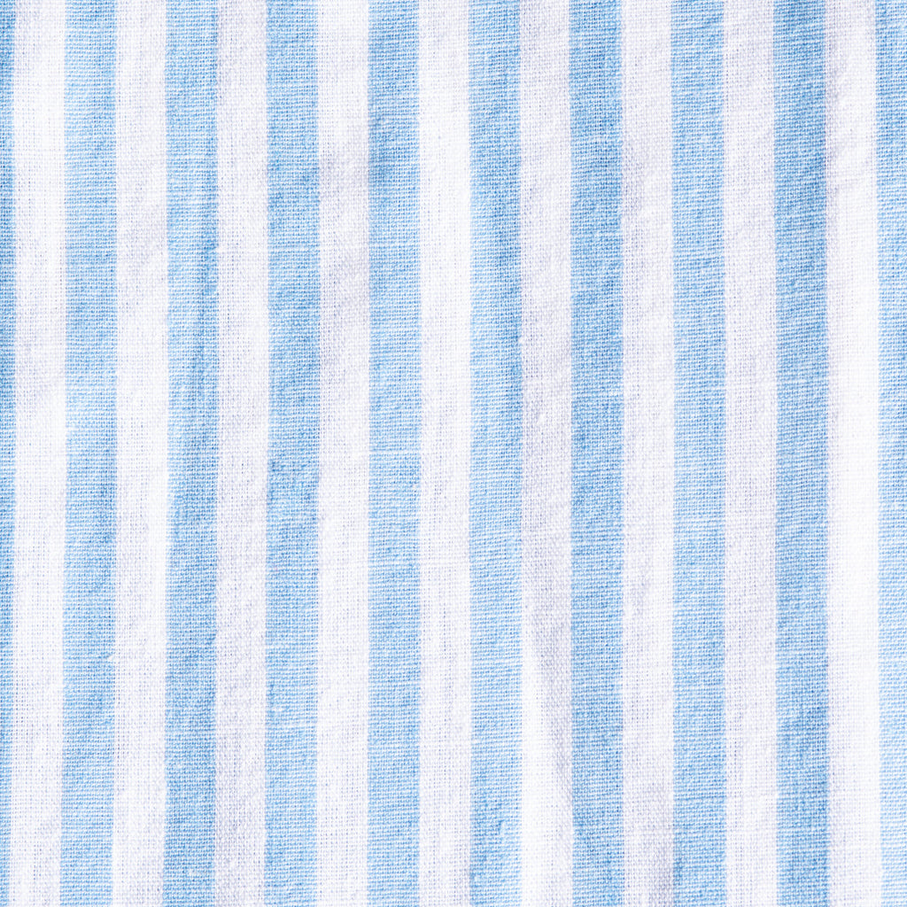 Stanford Stripe FROG Linen Shirt - Blue Shirts EightX