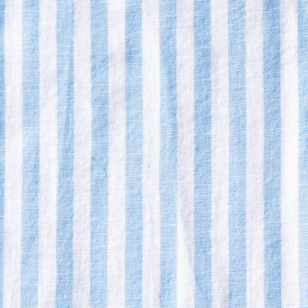 Stanford Stripe FROG Linen Shirt - Blue Shirts EightX