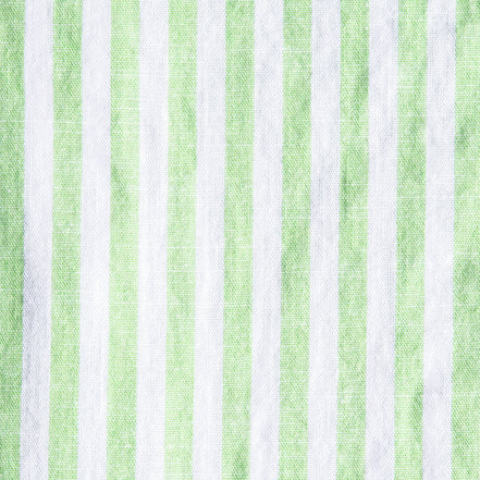 Stanford Stripe FROG Linen Shirt - Green Shirts EightX