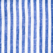 Stanford Stripe FROG Linen Shirt - Navy Shirts EightX