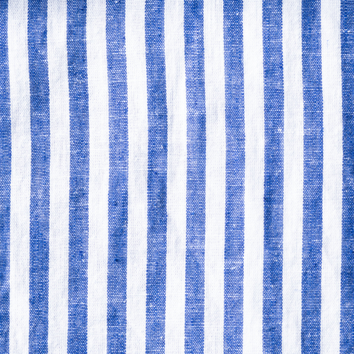 Stanford Stripe FROG Linen Shirt - Navy Shirts EightX