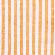 Stanford Stripe FROG Linen Shirt - Orange Shirts EightX